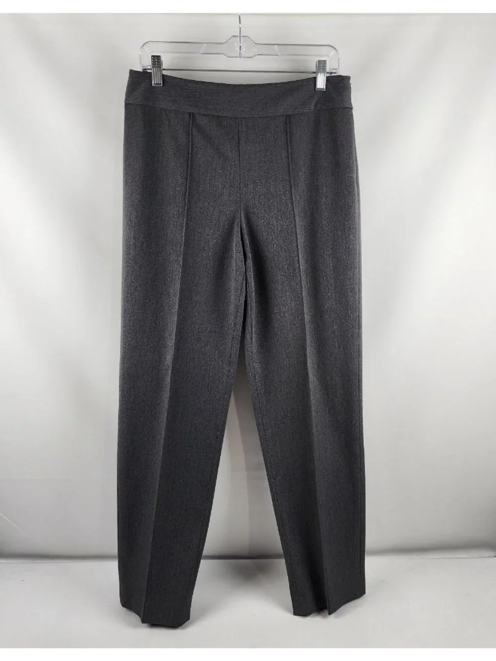 Talbots Pants Womens 10 Gray Stretch Dress Pants Side Zip (30x31)